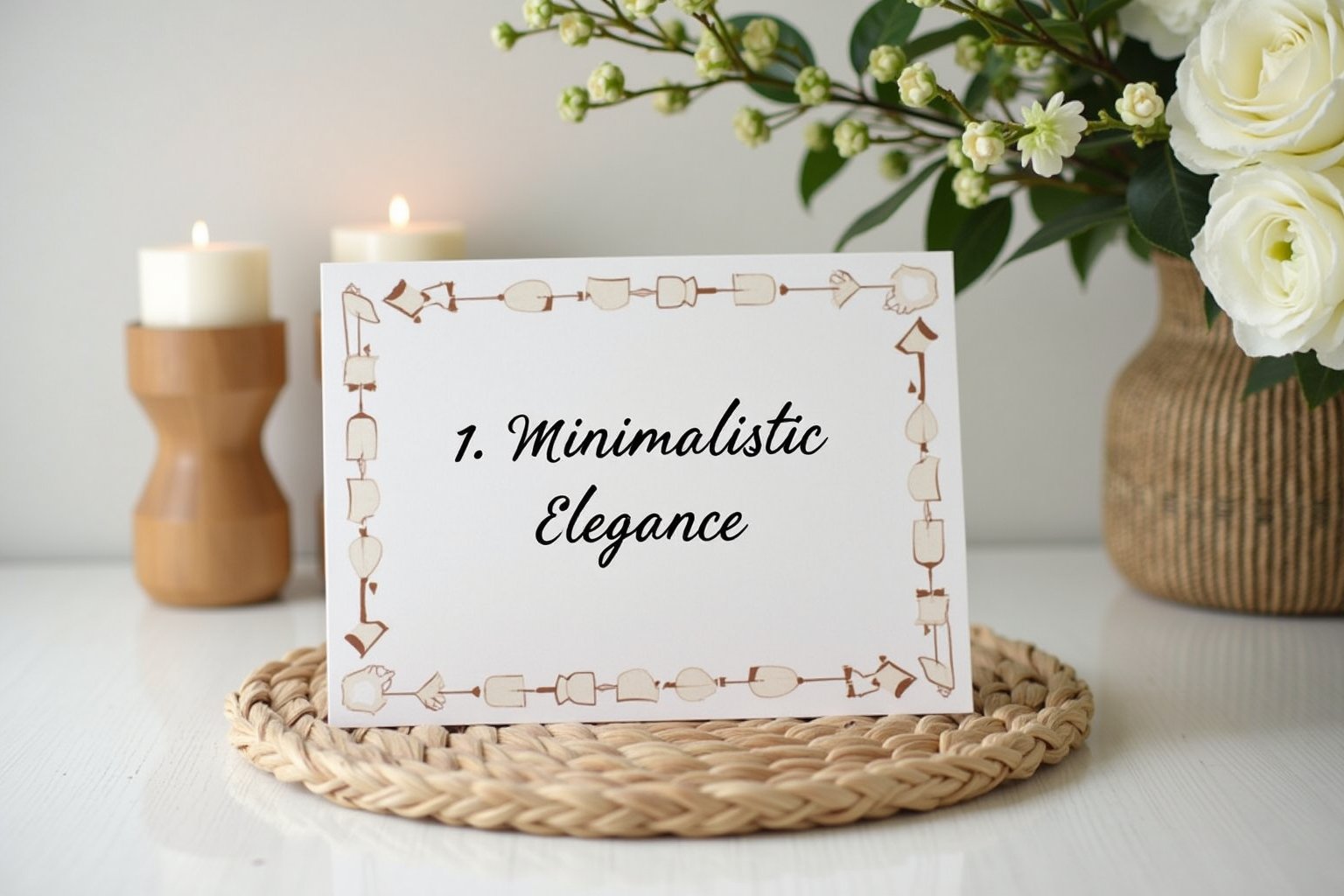 <h3>1. Minimalistic Elegance</h3>